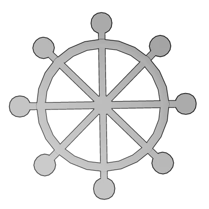 Mahoraga Wheel White