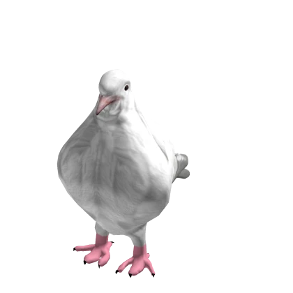 Realistic White Pigeon Costume