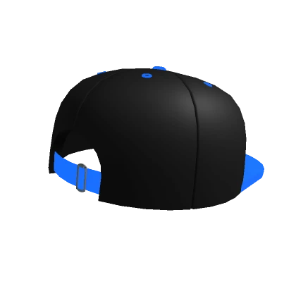 Backwards Neon Blue Cap