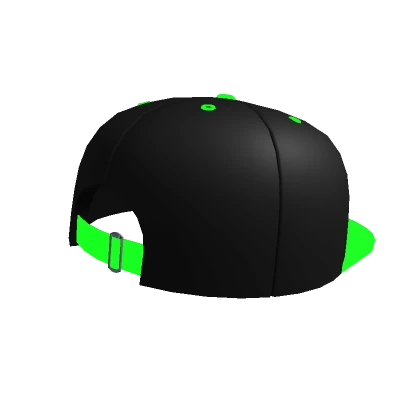 Backwards Neon Green Cap