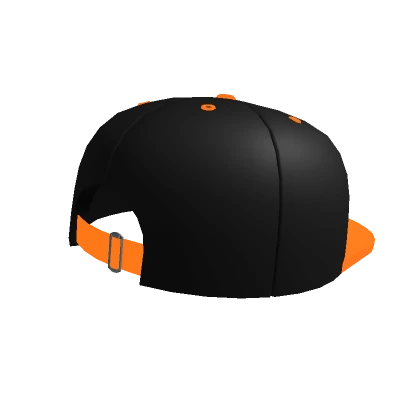 Backwards Neon Orange Cap