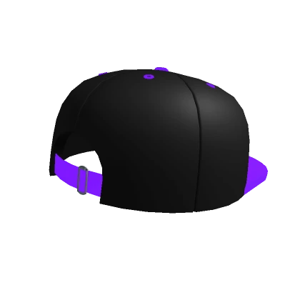 Backwards Neon Purple Cap