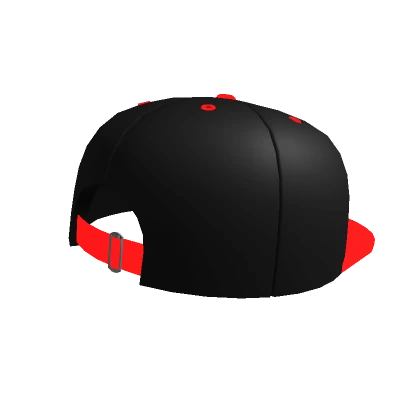 Backwards Neon Red Cap