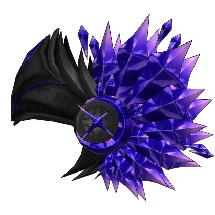 Amethyst Crystalline Battle Helm