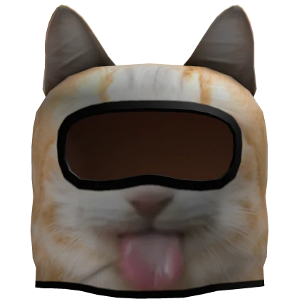 silly cat ski mask (tongue out)
