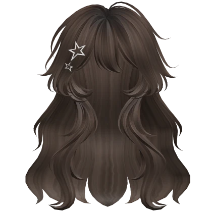 Shy Fluffy Wavy Girly Anime Hair (Brown)