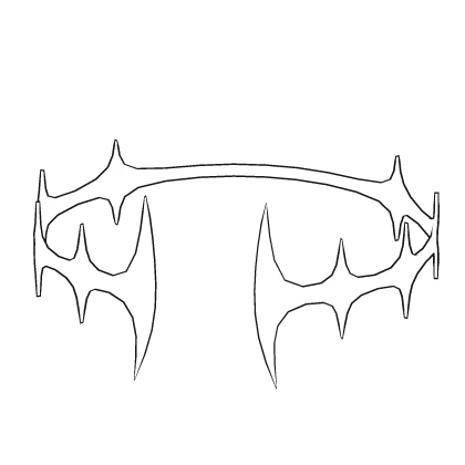 Void Crown White and Black