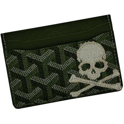 goyard x mastermind 2005 olive green cardholder