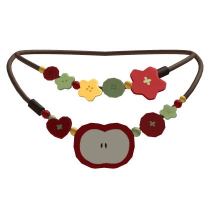 whimsy igari harajuku boho apple necklace 