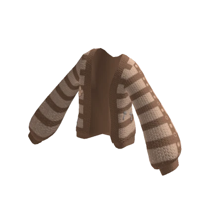 Oversized Brown / Light Brown Y2k Sweater