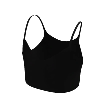 Black Cami Tank Top Crop