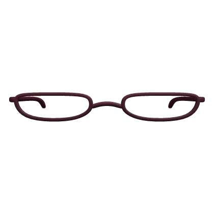 ♡ :  red cutesy glasses