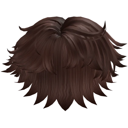 Stylish Messy Fluffy Boy Hair (Brown)