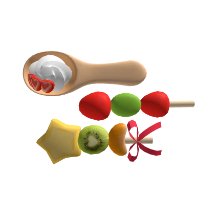 Cute harajuku igari mori kei decora fruit clips 