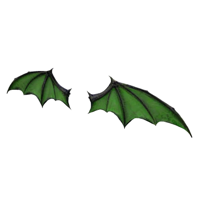 Green Bat Wings 🦇