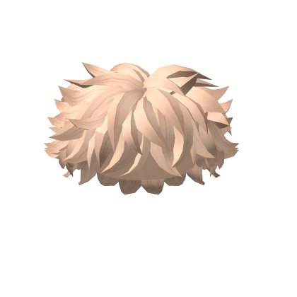 💯 Curly Boy Emo Hair (Blonde)