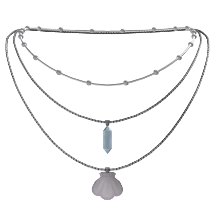 Layered Summer Beaded Shell Necklace