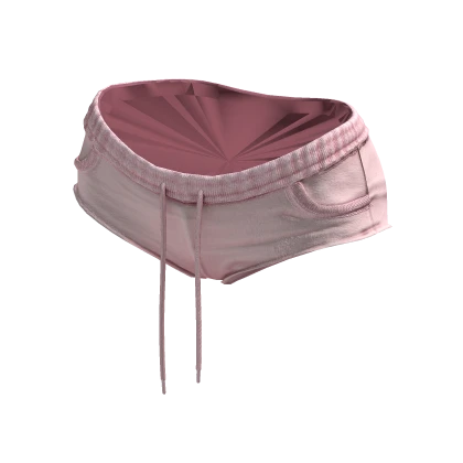 Graphic Micro Sweatshorts (Pink)