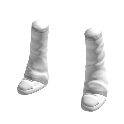 White School Shoes W/Socks