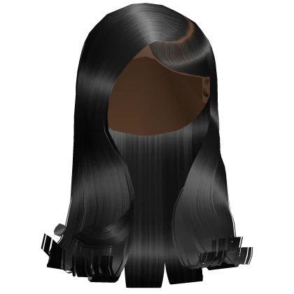 Black Sleek Side Part Lace