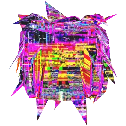 Glitch VHS Scene Hair [Animated]