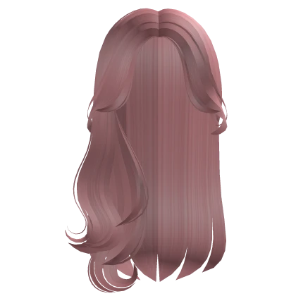 Pink Straight Long Hair