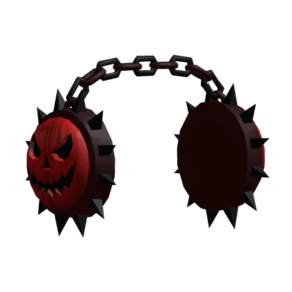 [Extreme] Spikey Red Headphones 