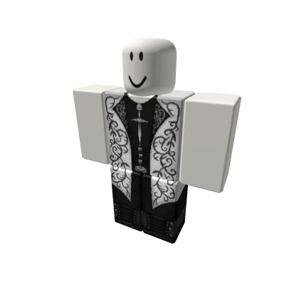 Vampire Robe White Pants