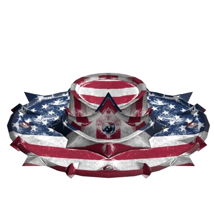 4th of July Metal Hat
