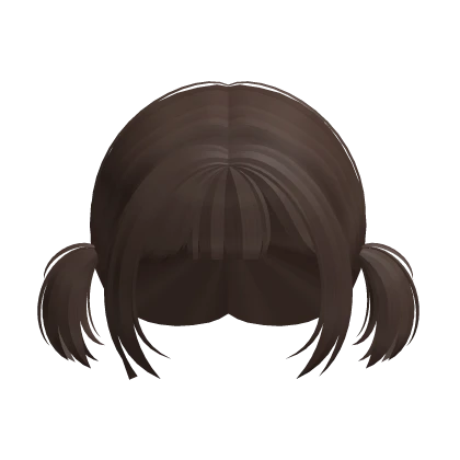 ♡ : low brown kawaii baby pigtails