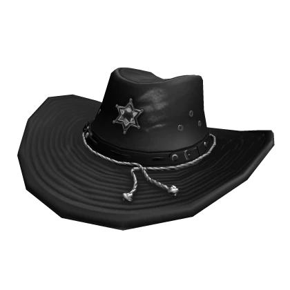 Black & Silver Cowboy Hat