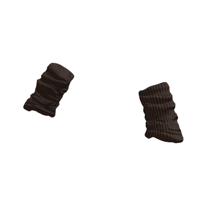 Soft Cute Arm Warmers (Dark Brown)