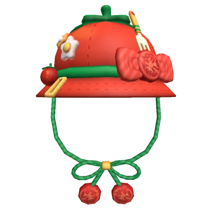 ♡ cutesy gardener tomato bucket hat v2