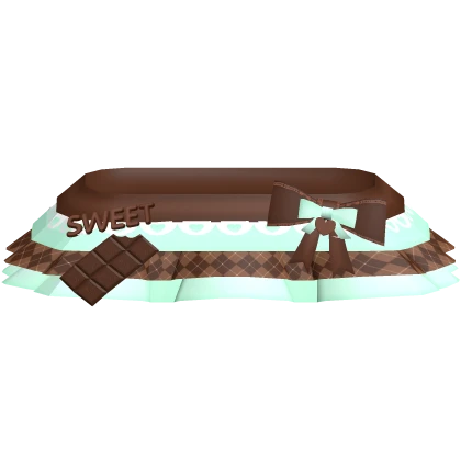 ┊♡ ꒱ cute mint chocolate sweet neapolitan skirt