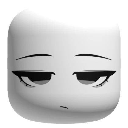 Not Satisfied Enough Monochrome Face - White
