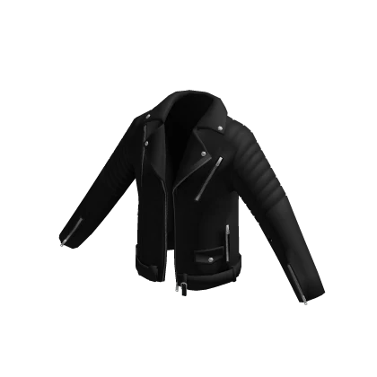 Black Leather Biker Jacket