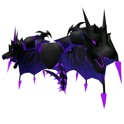 Cartoony Purple Void Dragon