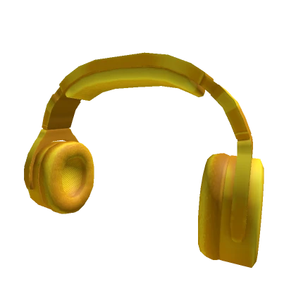 Gold Headphones