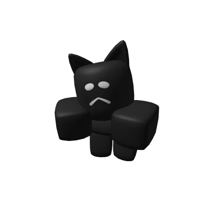 Classic Cat Plush Shoulder Pal - Black (Right)