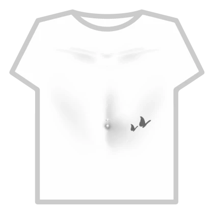 Belly Shading Y2K Piercing Tattoo 