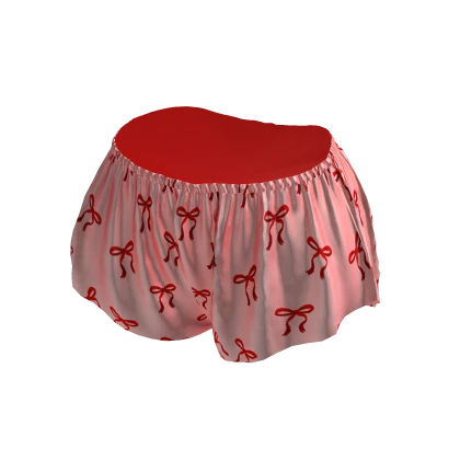 Pink Bow Pajama Shorts