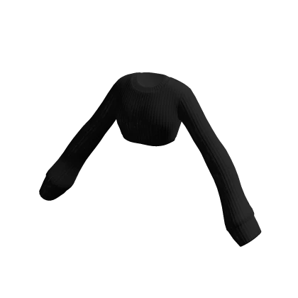 Cropped Sweater Black