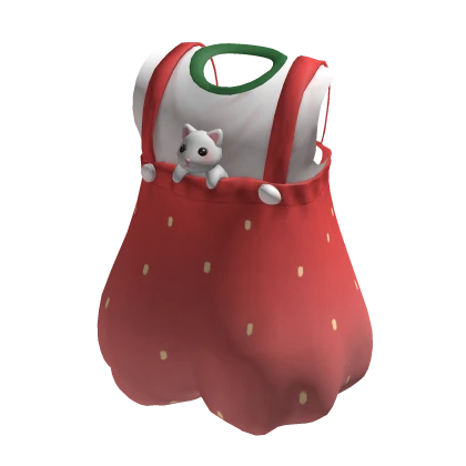 Strawberry Cuddle Hamster Overalls
