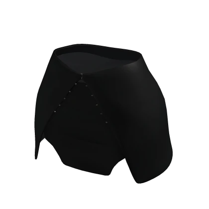 Classic Short Black Skirt With Bodice