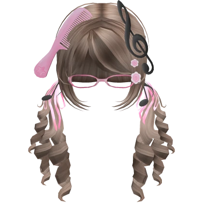 ♪ milktea heisei retro piano music note pigtails