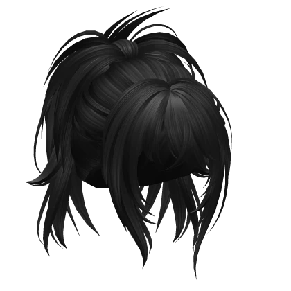 ☆ (PBR) Y2K Spikey Grunge Igari Bun (Black V1)