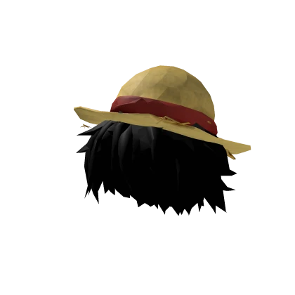 Messy Anime Strawhat Hair