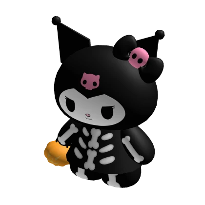 Cute Halloween Skeleton Kuromi Holdable