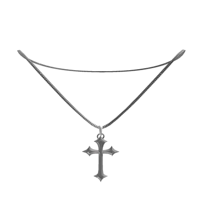Cross Necklace Y2K Diamonds Chain [1.0]