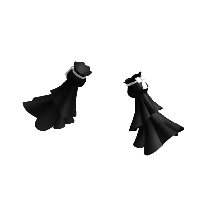 Long Ruffled Sleeves Black [OLD] ♥